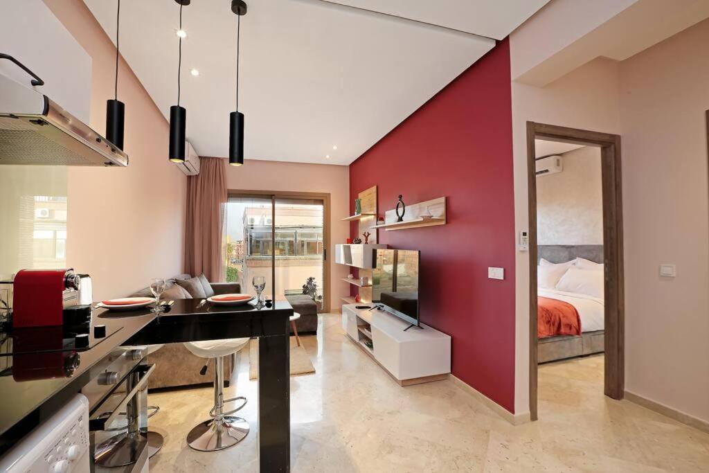 Elegant And Brand New Appart In Hypercenter Of Marrakech Marrakesh Eksteriør billede